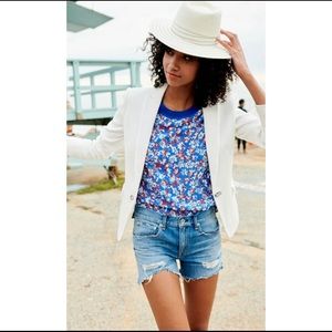 ♥️Rag & Bone Sloane Tee!! Blue Floral!! S!!